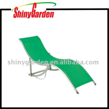 Chaise longue en aluminium de piscine de style européen de plage de loisirs de style européen moderne